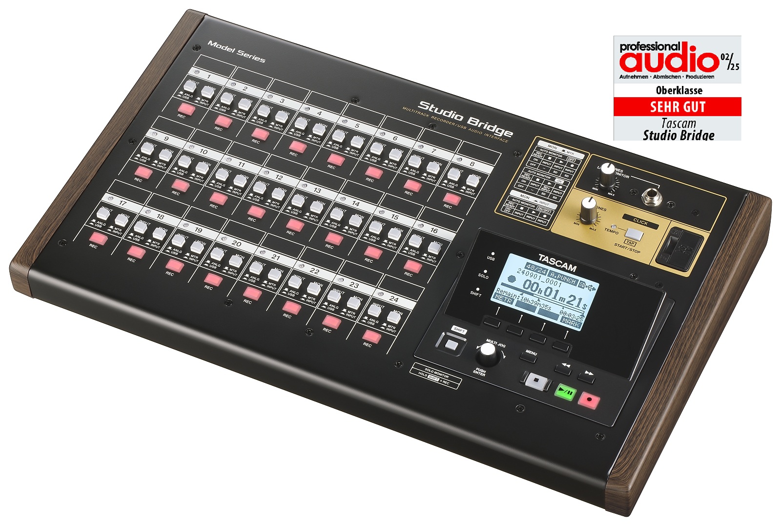 Featured image for “Test: Tascam Studio Bridge – Back to the roots”