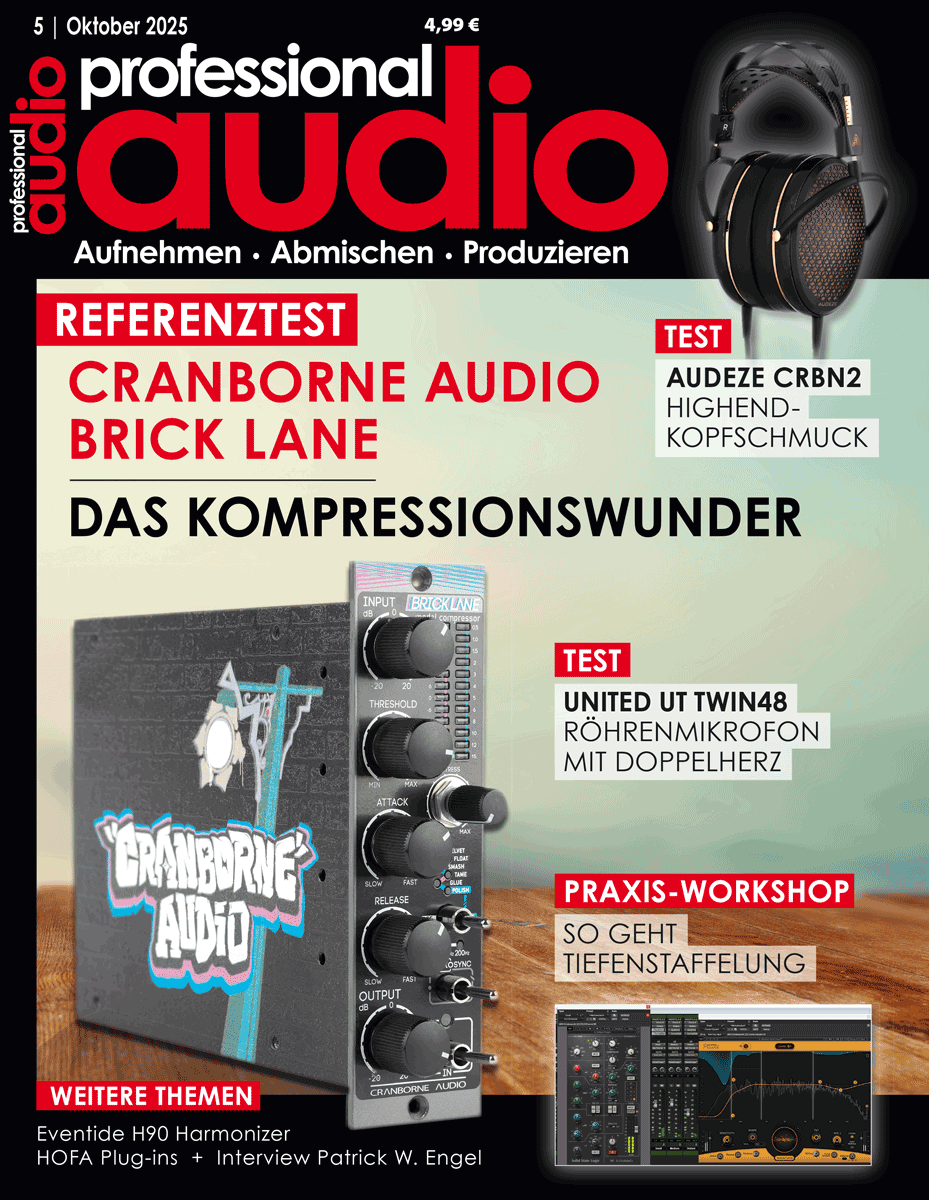 Featured image for “professional audio 04/’25: Vergoldet Euch den Herbst”