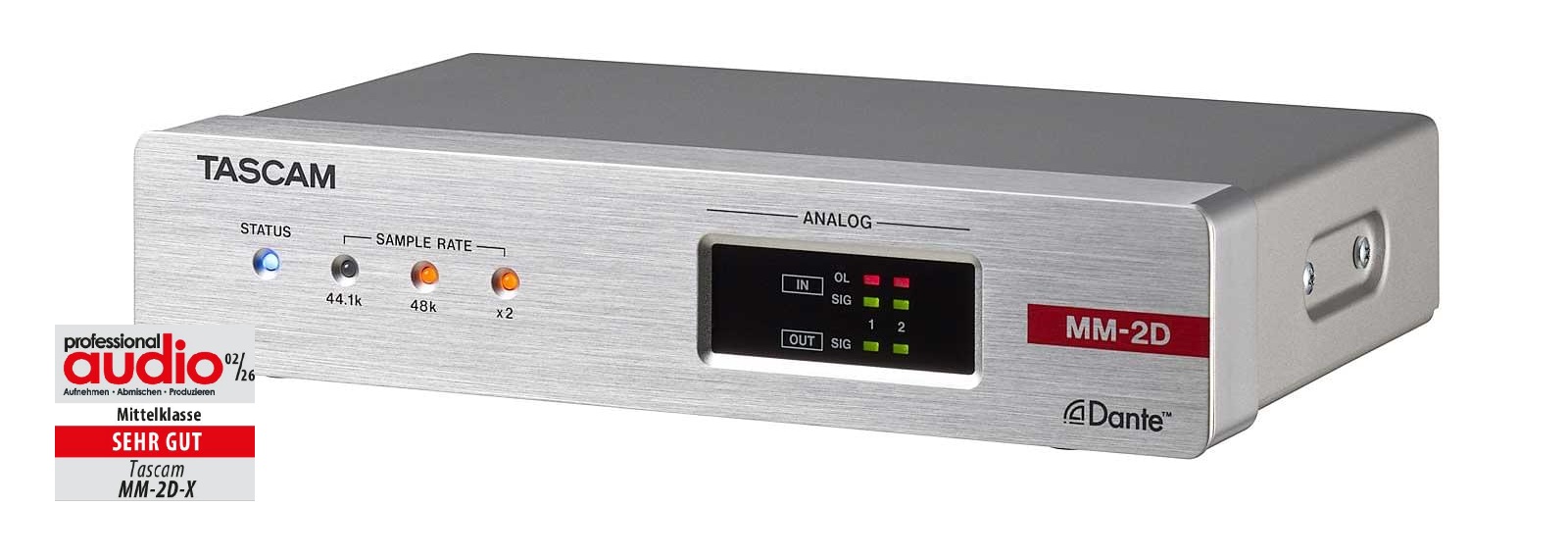 Featured image for “Test: Tascam MM-2D – Philosophisches Audio-Helferlein”
