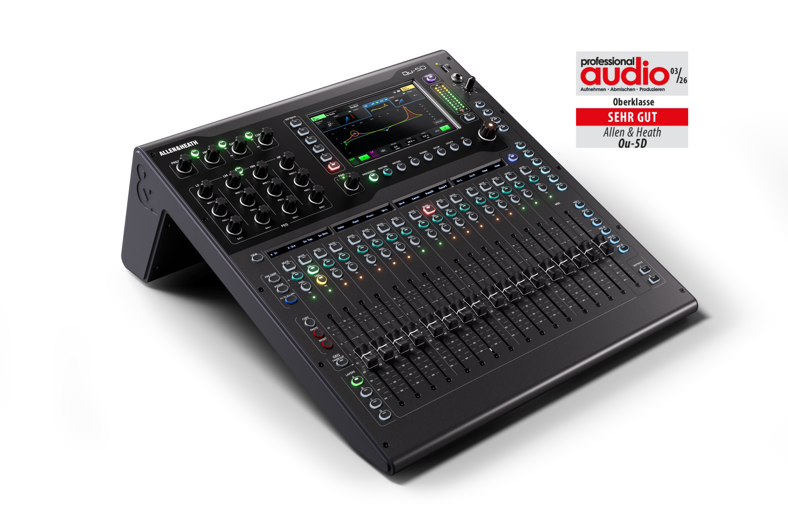Featured image for “Test: Allen & Heath Qu-5D – Next Generation Digital Mixing”