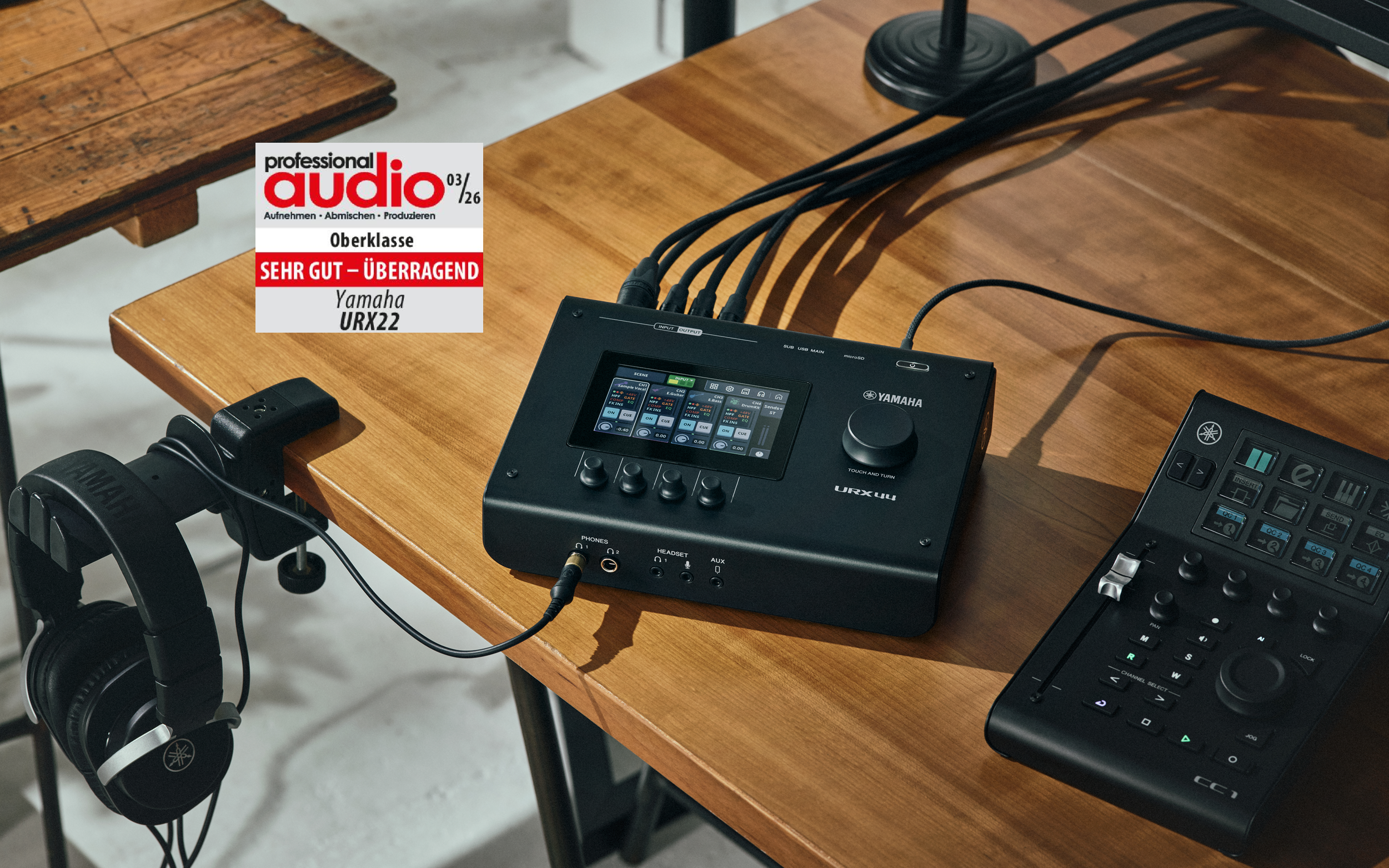 Featured image for “Test Yamaha URX22 – Die neue Desktop-Klasse”